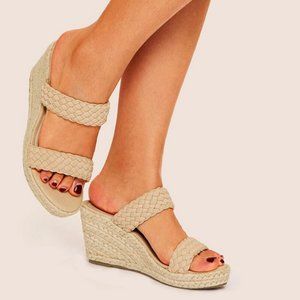 Brand New Beige Wedges